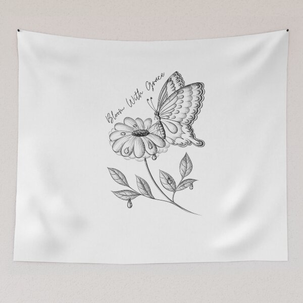 Item preview, Bloom With Grace Butterfly Flower designed and sold by ArtStar9.