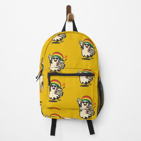 Item preview, Rasta Boombox Ghost – Cute Spooky Reggae Halloween Cartoon designed and sold by Douglystuff.