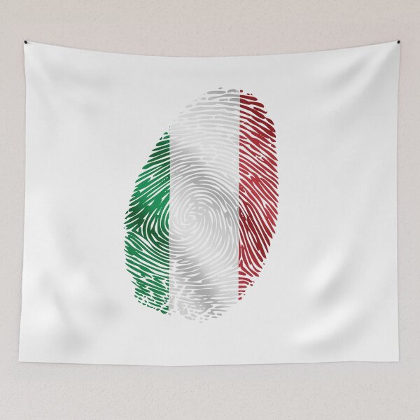 Item preview, Italian Flag Fingerprint – Italy National Pride Design designed and sold by Crickb6783.