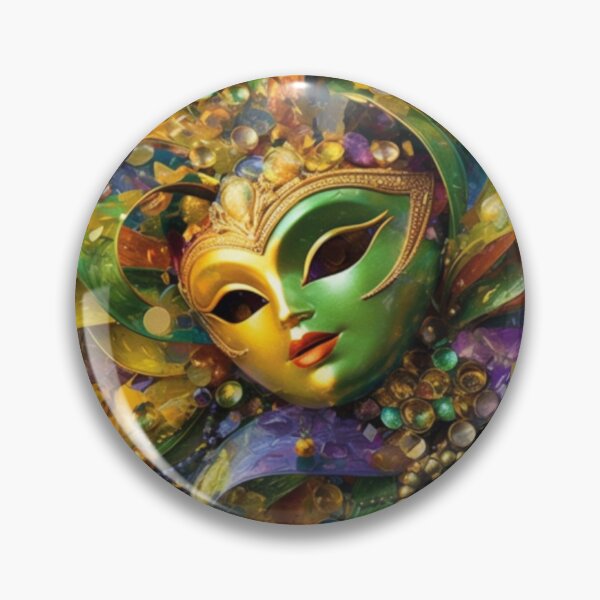 Item preview, New Orleans Mardi Gras Masquerade Mask Art designed and sold by GSizzle1.