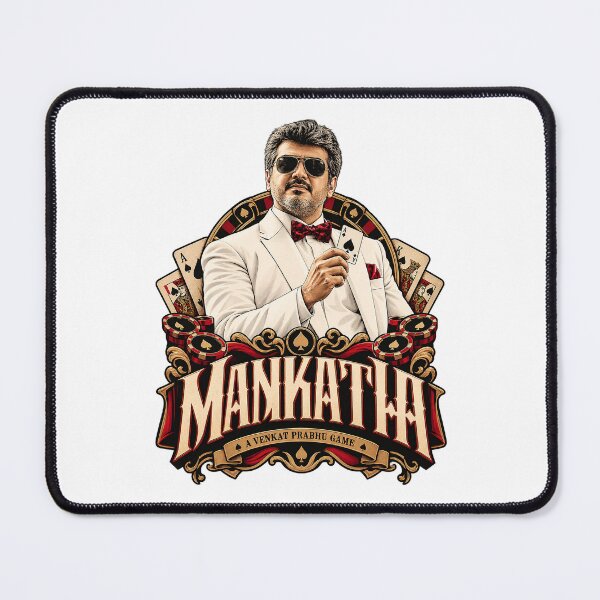 Item preview, Mankatha Thala Ajith Kumar Casino Boss designed and sold by Fashvora.