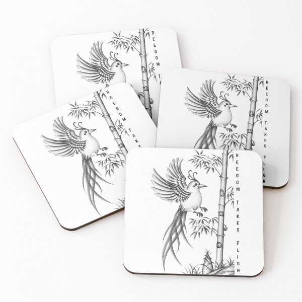 Item preview, Freedom Soars Monochrome Bird designed and sold by ArtStar9.
