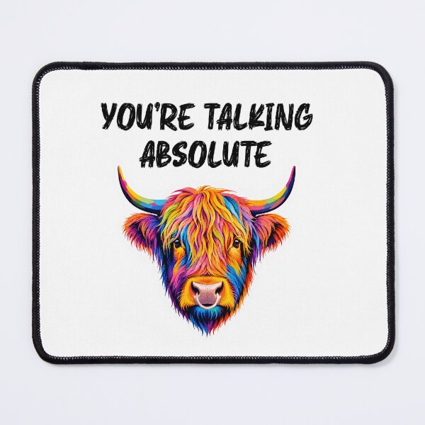 Item preview, The Bull Says it All - Funny Highland Bull Digital Art designed and sold by Collymore.