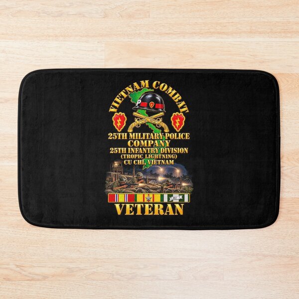 Item preview, Vietnam  Combat Veteran - 25th Military Police Co - 25th ID SSI w VN SVC w Base Camp Defense - 3D - Transparent designed and sold by Military Insignia Products.