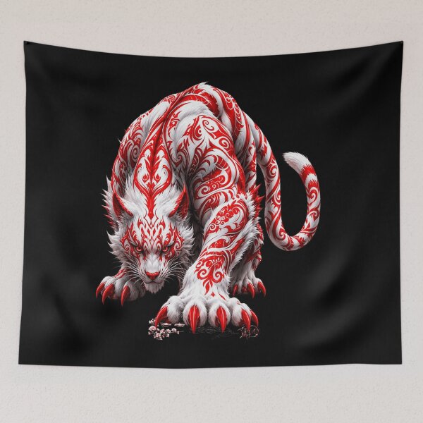 Item preview, Tattooed tiger designed and sold by OpusDay.