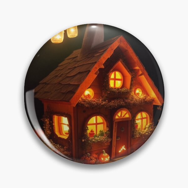 Item preview, Welcoming Halloween with a pumpkin house - 2 designed and sold by Universe-of-Merch.