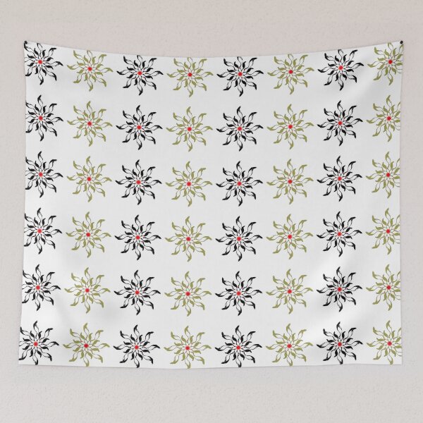 Item preview, Tsuru Crane Flower Black and Gold designed and sold by KalligrafiaStudioAki.