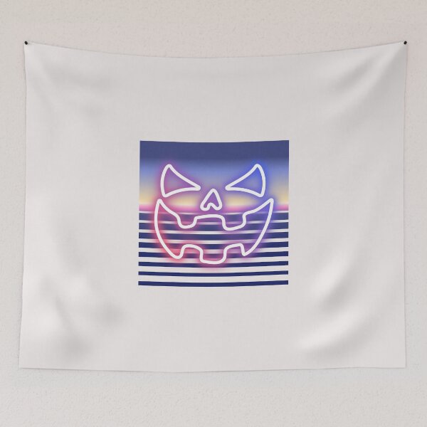 Item preview, Neon Halloween Pumpkin Face designed and sold by FanFest.