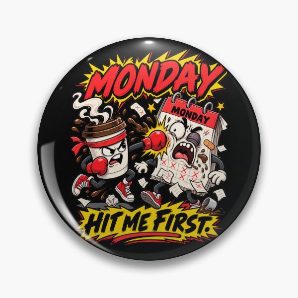 Item preview, Coffee vs. Monday designed and sold by RatherCreative.