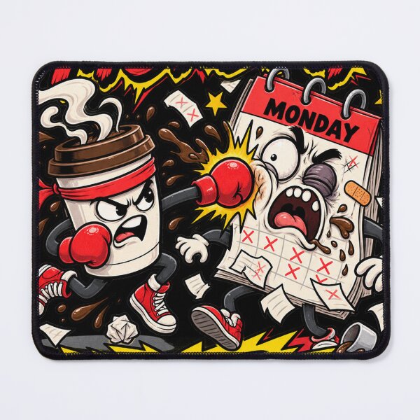 Item preview, Coffee vs. Monday designed and sold by RatherCreative.