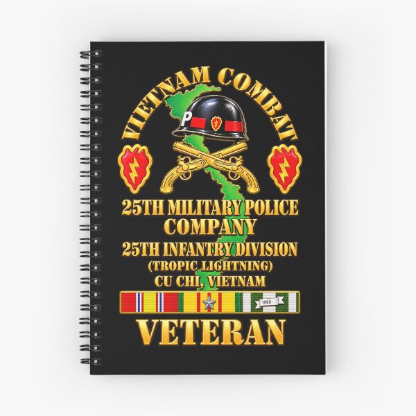 Item preview, Vietnam  Combat Veteran - 25th Military Police Co - 25th ID SSI w VN SVC - 3D - Transparent designed and sold by Military Insignia Products.