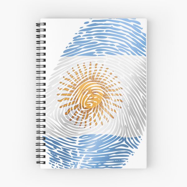 Item preview, Huella dactilar con la bandera argentina – Diseño de orgullo nacional argentino designed and sold by Crickb6783.