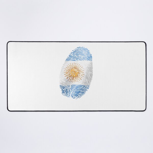 Item preview, Huella dactilar con la bandera argentina – Diseño de orgullo nacional argentino designed and sold by Crickb6783.