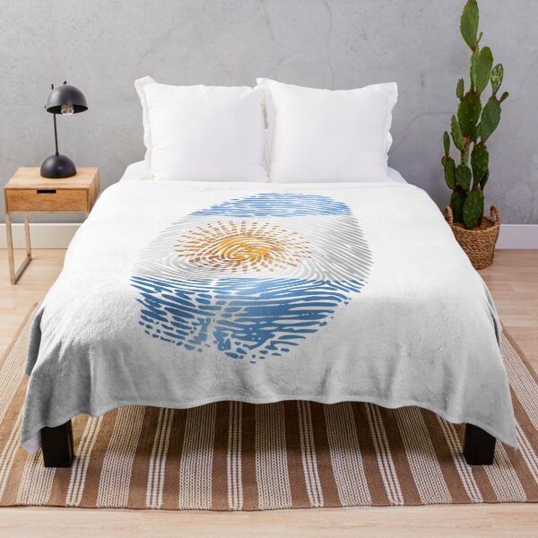 Artikelvorschau, Huella dactilar con la bandera argentina – Diseño de orgullo nacional argentino entworfen und verkauft von Crickb6783.