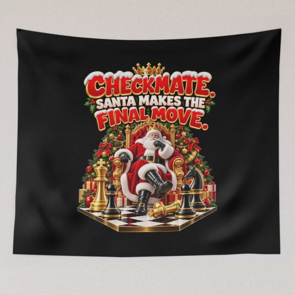 Item preview, Checkmate. Santa Makes the Final Move. designed and sold by signshirtz.