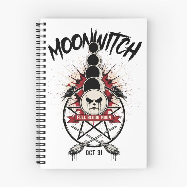 Item preview, Moonwitch Lunar Phases Halloween Design Graphic Tee v5 designed and sold by DarylWelsh2024.