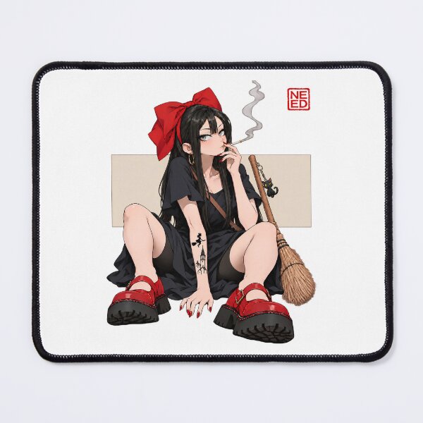 Item preview, Smoke Break Witch – Midnight Broom Rider designed and sold by Neo Edo Studio.