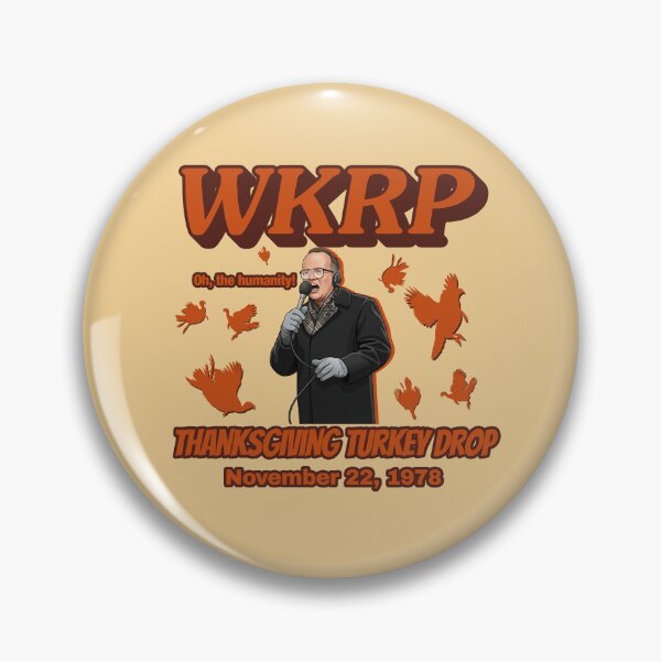 Item preview, WKRP Turkey Drop Thanksgiving T-Shirt – Oh, the Humanity! 1978 Comedy Tribute designed and sold by Deviant Logic Design.