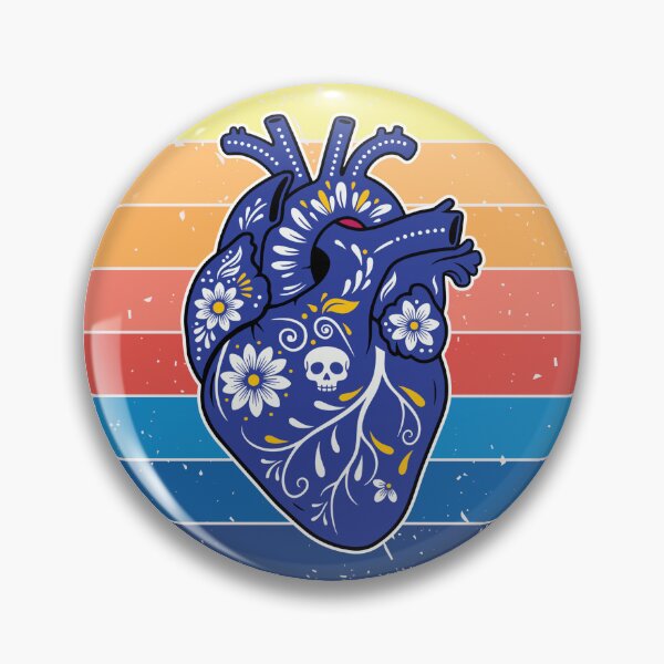Item preview, Heart Blue Calavera designed and sold by FanFest.