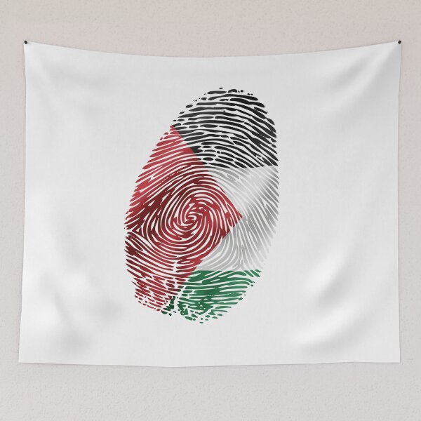 Item preview, Palestinian Flag Fingerprint – Palestine Identity Design designed and sold by Crickb6783.