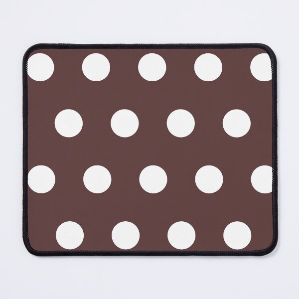 Item preview, Large white polka dots on brown designed and sold by Nolan6.