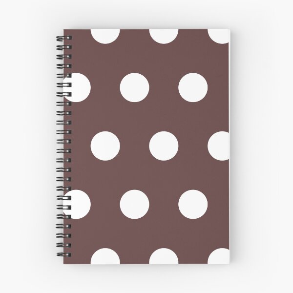 Item preview, Large white polka dots on brown designed and sold by Nolan6.