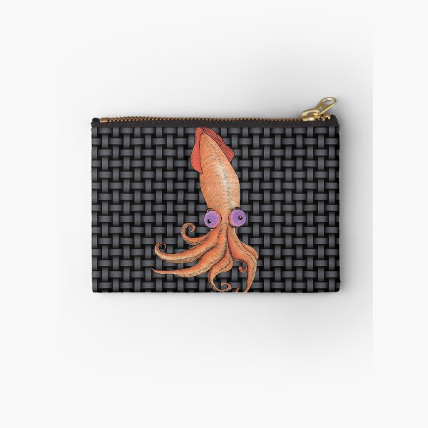 Item preview, Cute Orange Squid Illustration Marine Sea Creature Art designed and sold by Ihor Ivanov.