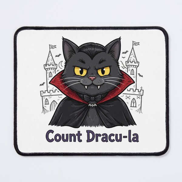 Item preview, Cute cat as Dracu-la as funny animal designed and sold by Raju-Creative.