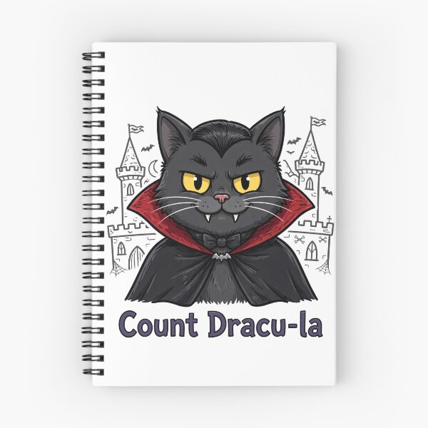 Item preview, Cute cat as Dracu-la as funny animal designed and sold by Raju-Creative.