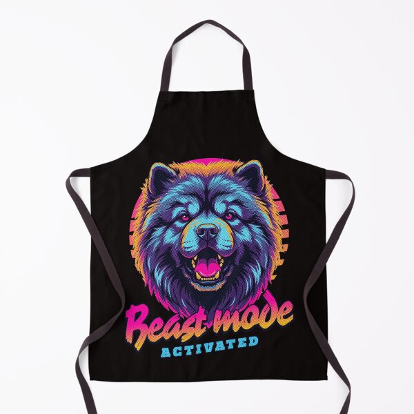 Item preview, Chow Chow Beast Mode - Neon Cyberpunk Horror designed and sold by PixelsPaws.