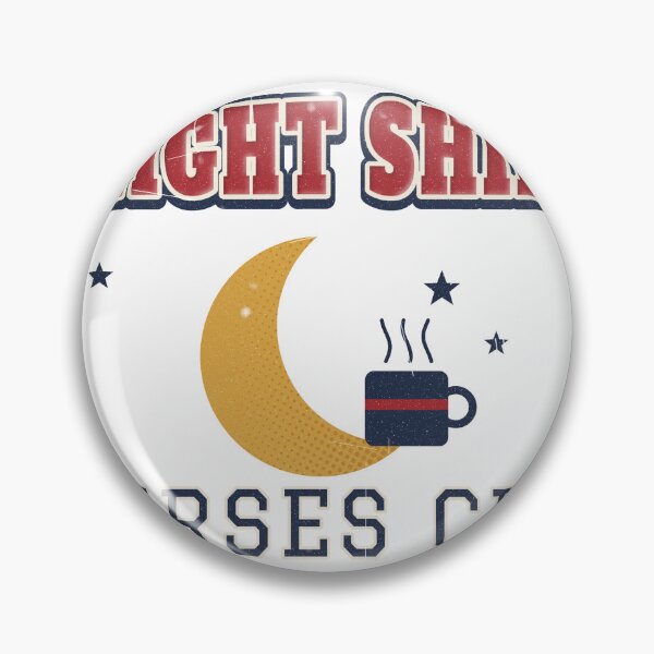 Artikelvorschau, Night Shift Nurses Club Retro Varsity Nurse Gift entworfen und verkauft von Good Little Days.
