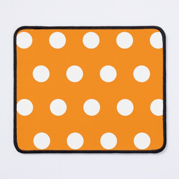Item preview, Large white polka dots on tangerine designed and sold by Nolan6.