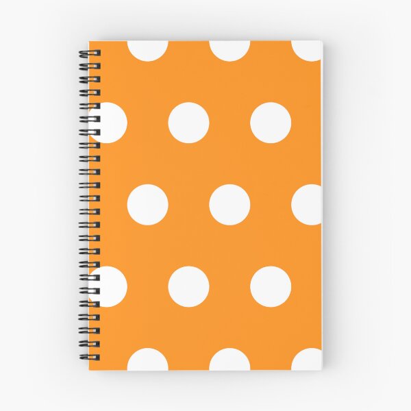Item preview, Large white polka dots on tangerine designed and sold by Nolan6.