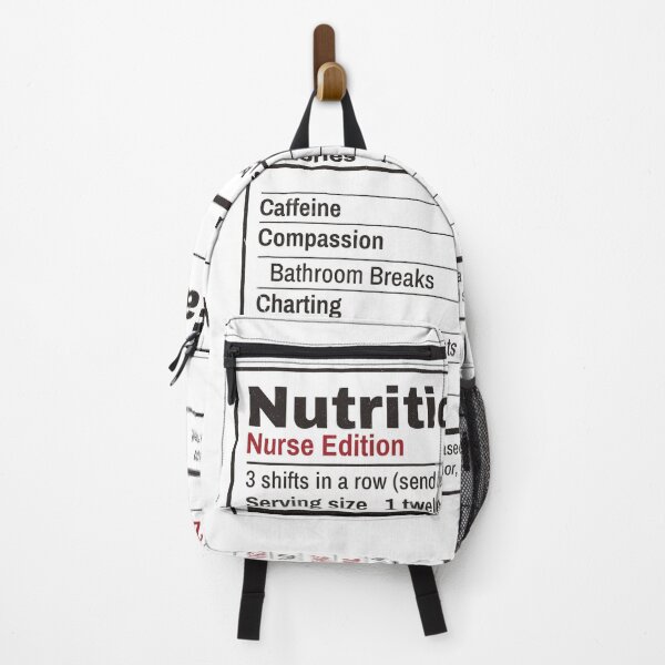 Artikelvorschau, Nurse Nutrition Facts Funny Nursing Label Gift entworfen und verkauft von Good Little Days.