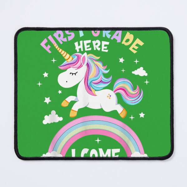 Item preview, First Grade Here I Come Unicorn First Day of 1st Grade Girls designed and sold by melodycook.