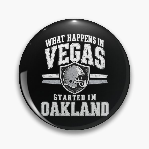Item preview, What Happens in Vegas Started in Oakland Raiders Helmet designed and sold by Cuiroblinda.