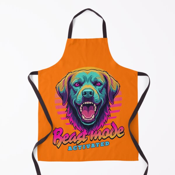 Item preview, Labrador Retriever Beast Mode - Neon Cyberpunk Horror designed and sold by PixelsPaws.