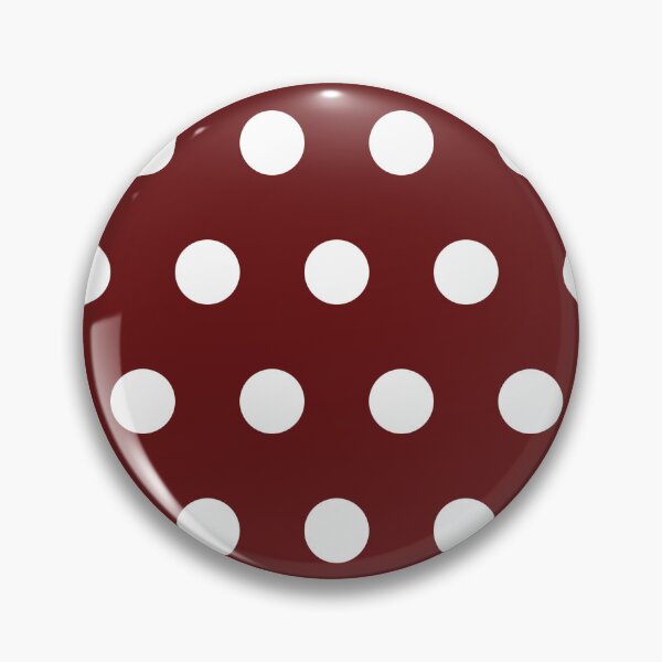 Item preview, Large white polka dots on burgundy designed and sold by Nolan6.