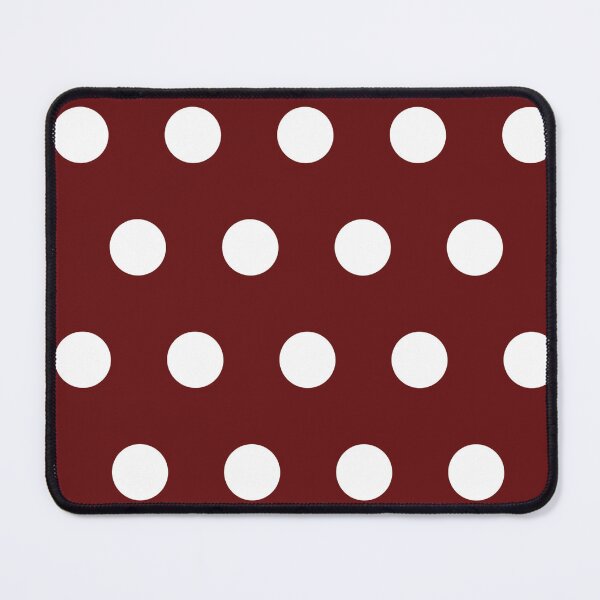 Item preview, Large white polka dots on burgundy designed and sold by Nolan6.