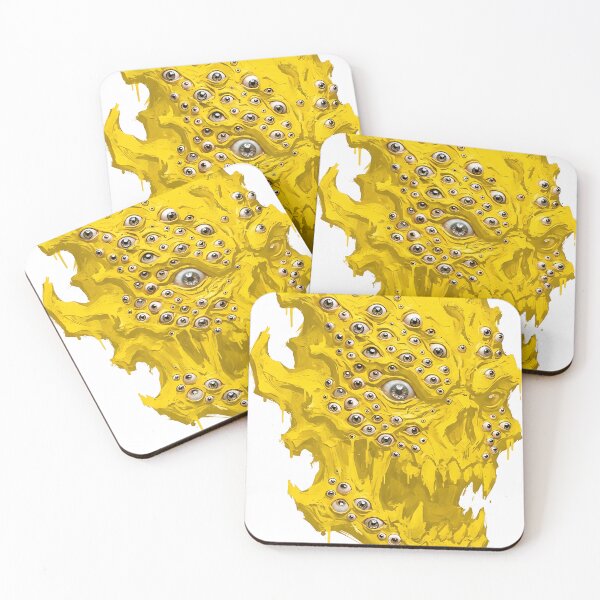 Item preview, Many Eyes Yellow Monster Painting  designed and sold by Yellow Zone.