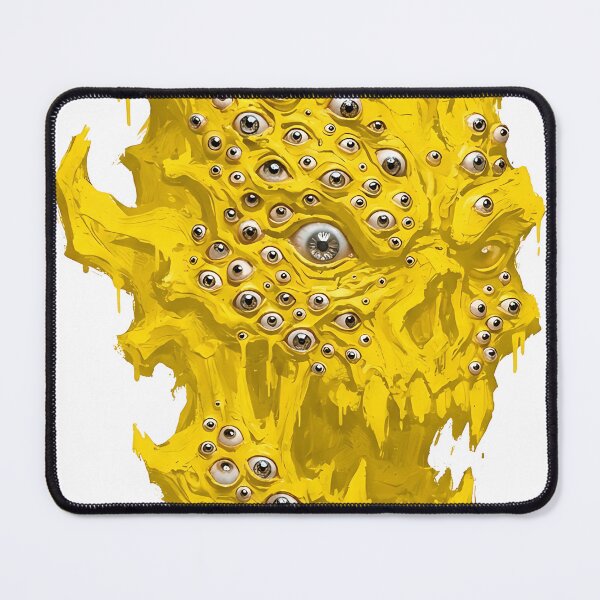 Item preview, Many Eyes Yellow Monster Painting designed and sold by Yellow Zone.