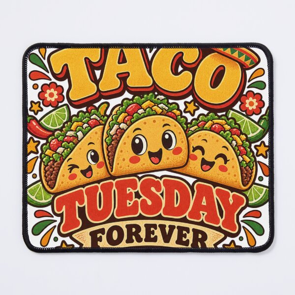 Item preview, Taco Tuesday Forever Cute Kawaii Tacos Mexican Food Lover Vintage Design designed and sold by EssentialsWear.