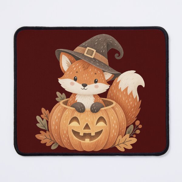 Item preview, Halloween fox in a pumpkin designed and sold by Kisho.