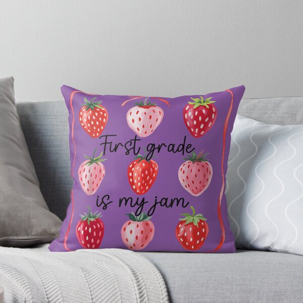 Item preview, First Grade is My Jam Strawberry 1st Grade Back to School designed and sold by melodycook.