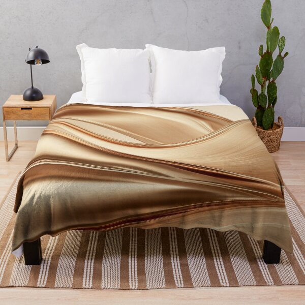 Item preview, Elegant Bronze and Gold Waves designed and sold by MargaretWiktor.