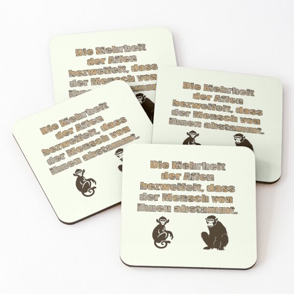 Item preview, The majority of monkeys doubt... designed and sold by ARTmanhART.