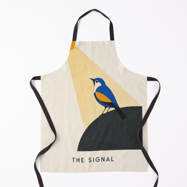 Item preview, "The Signal" | Mid Century Modern Bird Art Print | Bauhaus Geometric Wall Art designed and sold by Filora Atelier | Bird Art.