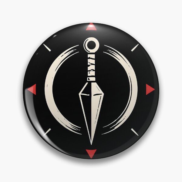 Artikelvorschau, Shinobi Kunai Japanisches Anime Emblem entworfen und verkauft von QubekShop.