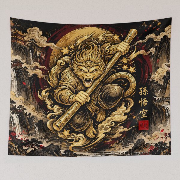 Item preview, Sun Wukong Monkey King Chinese Mythology Warrior designed and sold by Fei Long Design Hub.