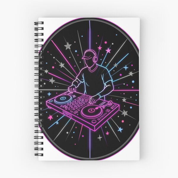 Artikelvorschau, DJ am Turntable Neon entworfen und verkauft von In-Spirit24.